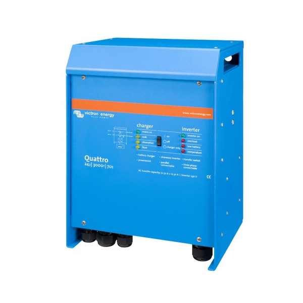 Invertor Victron Energy cu functii multiple Quattro 24V - 3000VA 70-50/50VE.Bus - imagine 2