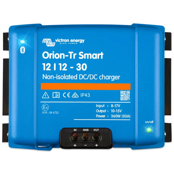 Orion-Tr Smart 12/12-30A (360W) Non-isolated DC-DC charger