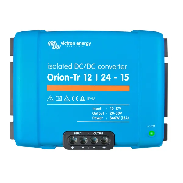 Orion-Tr 12/24-15A (360W) Isolated DC-DC converter