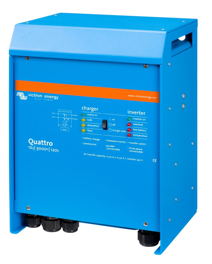 Invertor Victron Energy cu functii multiple Quattro 12V - 3000VA - imagine 4