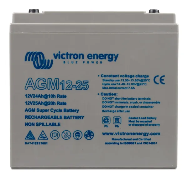 12V/25Ah AGM Super Cycle Batt. (M5) - imagine 3