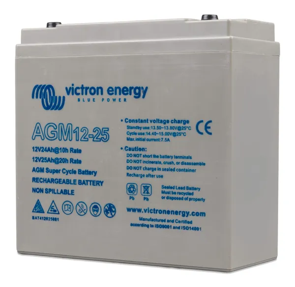 12V/25Ah AGM Super Cycle Batt. (M5) - imagine 2