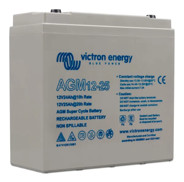 12V/25Ah AGM Super Cycle Batt. (M5) - imagine 1