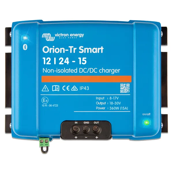 Orion-Tr Smart 12/24-15A (360W) Non-isolated DC-DC charger