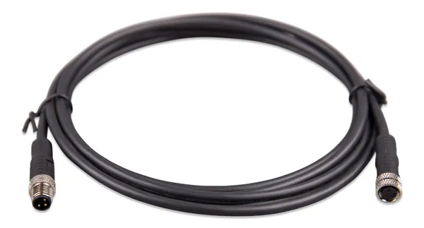 M8 circular connector Male/Female 3 pole cable 2m (bag of 2) - imagine 1