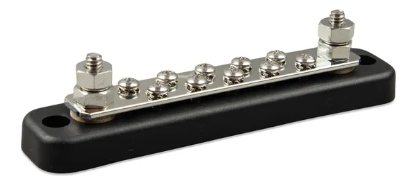 Busbar 150A 2P with 10 screws +cover - imagine 2