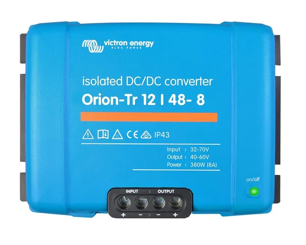 Orion-Tr 12/48-8A (380W) Isolated DC-DC converter