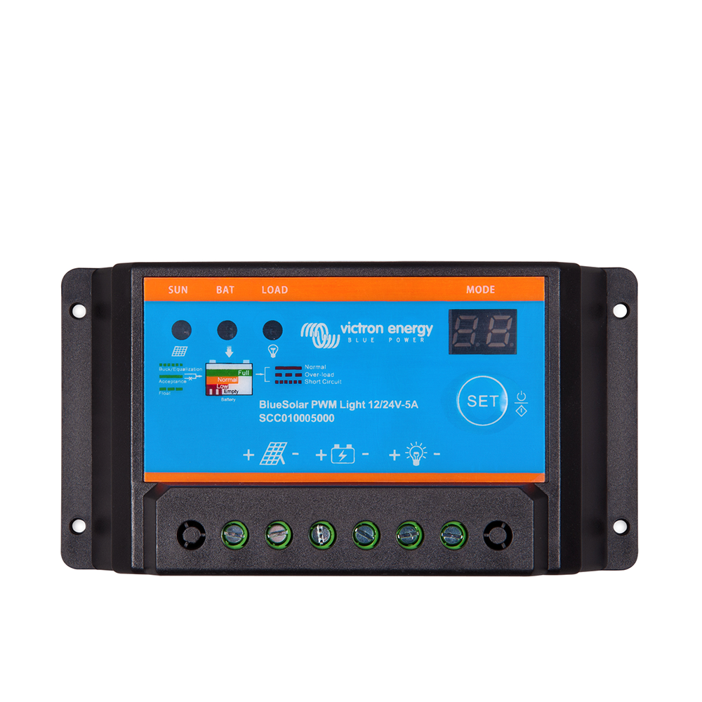 Regulator Victron Energy BlueSolar PWM Light 12/24V - 5A SCC010005000