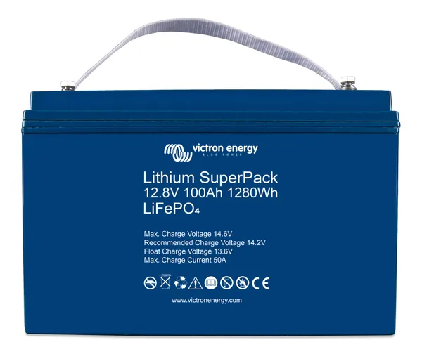 Lith.SuperP12,8V/100Ah(M8)HighCurr - imagine 1