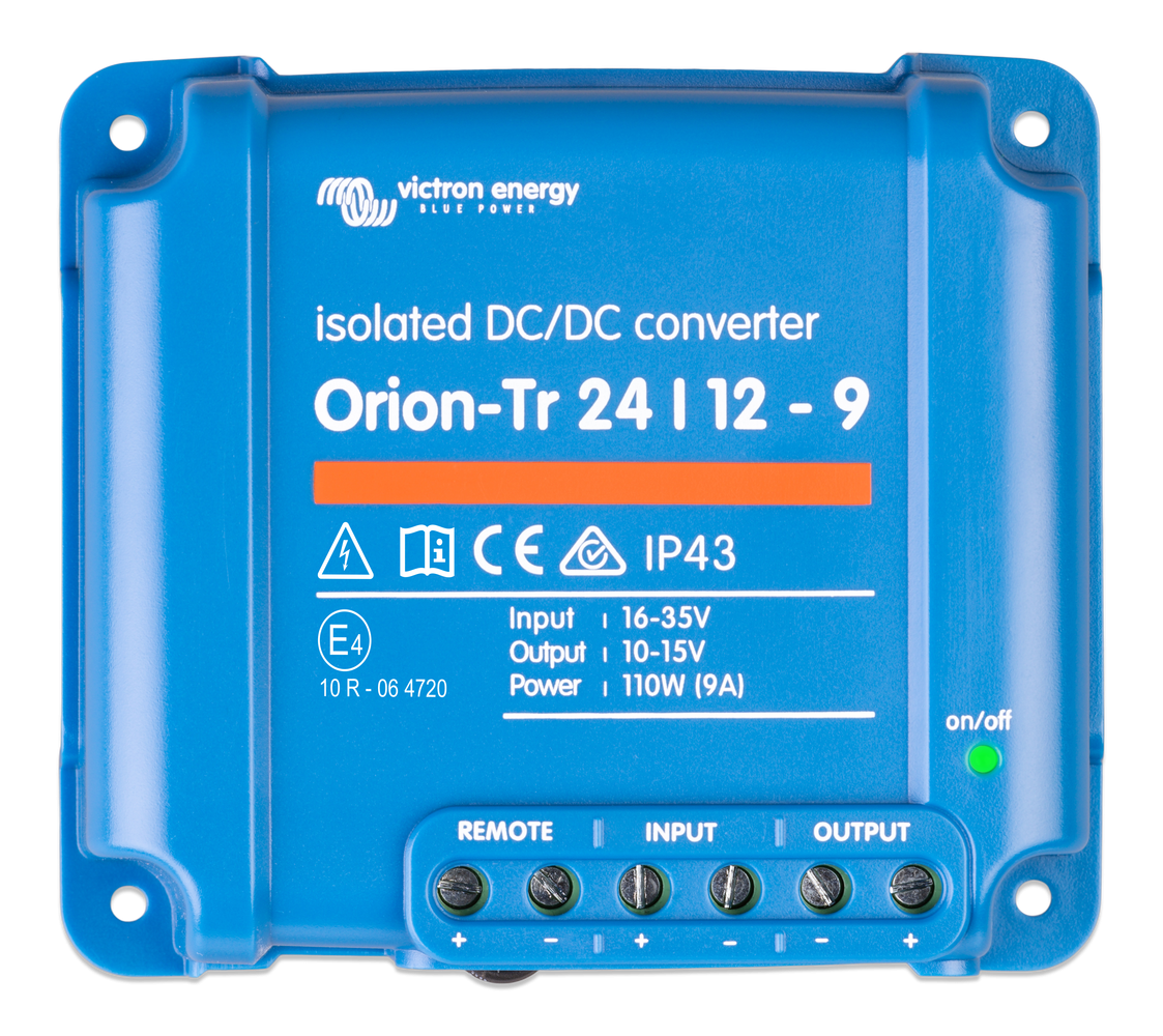 Convertor Victron Energy DC/DC Orion-Tr 24/12, 9 A, 110 W, cu izolatie galvanica