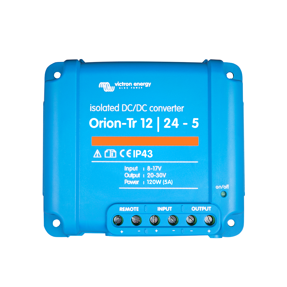 Convertor Victron Energy DC/DC Orion-Tr 12/24, 5 A, 120 W, cu izolatie galvanica