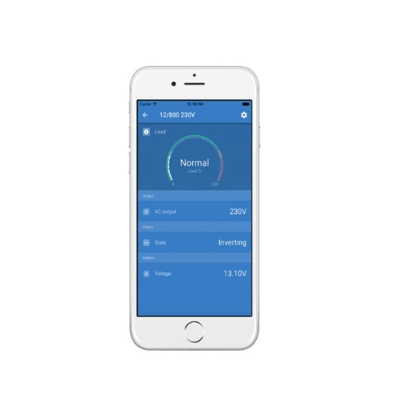 Invertor Victron Energy off-grid Phoenix 12 V, 1200VA VE.Direct Schuko - PIN122121200 - imagine 3