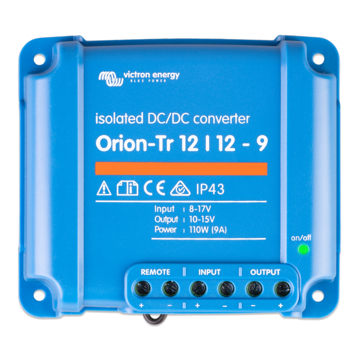 Convertor Victron Energy DC/DC Orion-Tr 12/12, 9 A, 110 W, cu izolatie galvanica