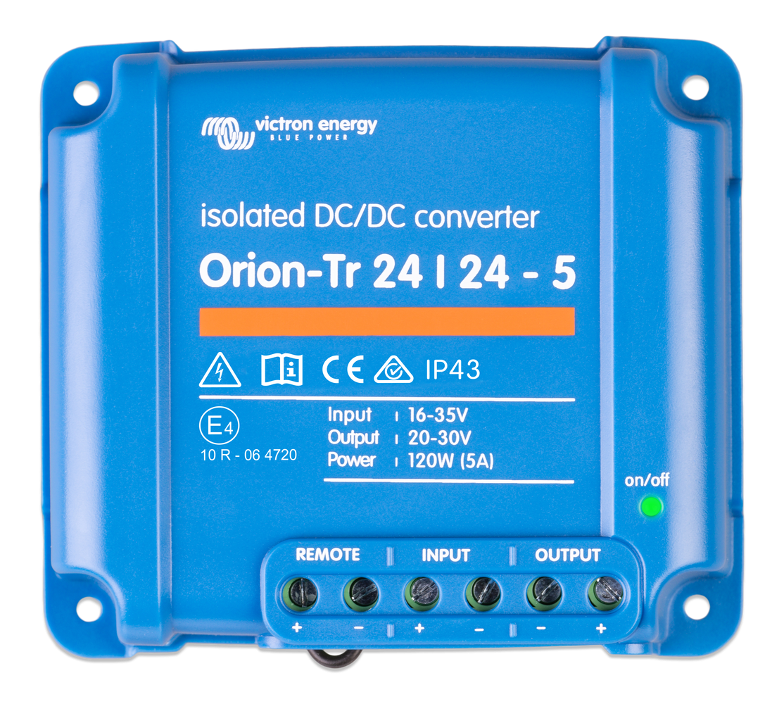 Convertor Victron Energy DC/DC Orion-Tr 24/24, 5.0 A, 120 W, cu izolatie galvanica