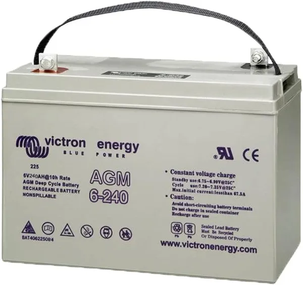 6V/240Ah AGM Deep Cycle Batt.