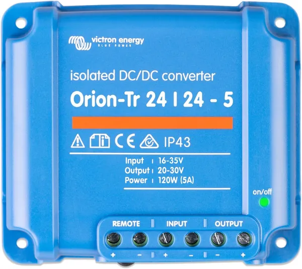 Orion-Tr 24/24-5A (120W) Isolated DC-DC converter Retail - imagine 1