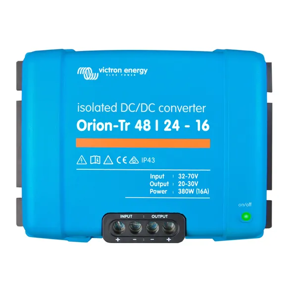 Orion-Tr 48/24-16A (380W) Isolated DC-DC converter