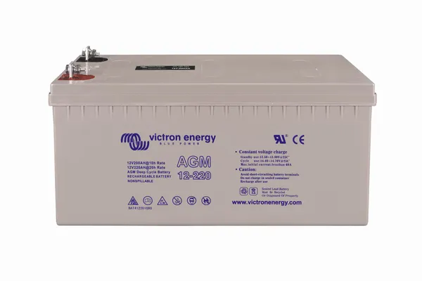 12V/220Ah AGM Deep Cycle Batt. (M8) - imagine 4
