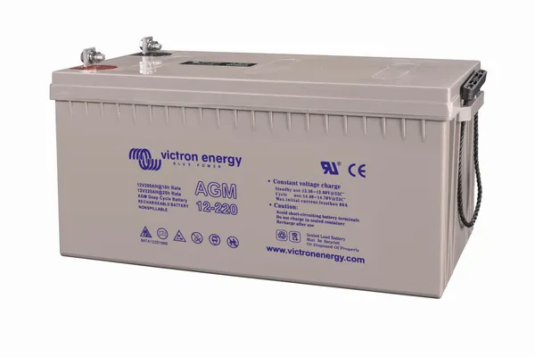 12V/220Ah AGM Deep Cycle Batt. (M8) - imagine 3