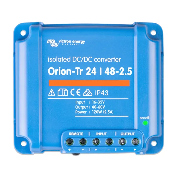 Orion-Tr 24/48-2,5A (120W) Isolated DC-DC converter